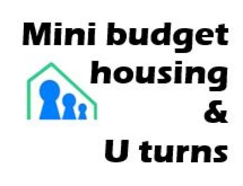 The mini budget, housing and U turns – a governmental spectacle